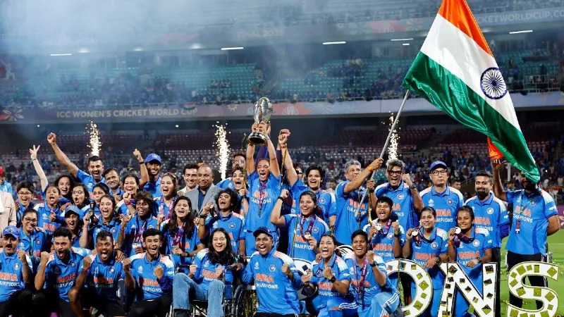 Team India Victory Parade icc womens world cup 2025