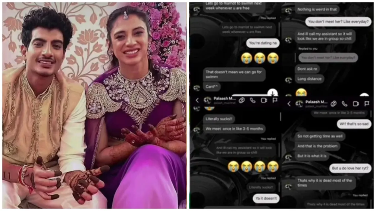 did palaash-muchhal-cheat-on smriti-mandhana-chats viral