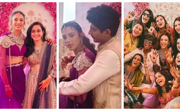 Smriti mandhana Mehndi Photos