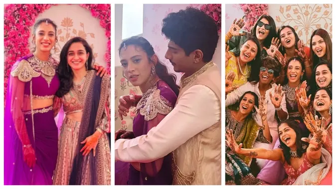 Smriti mandhana Mehndi Photos