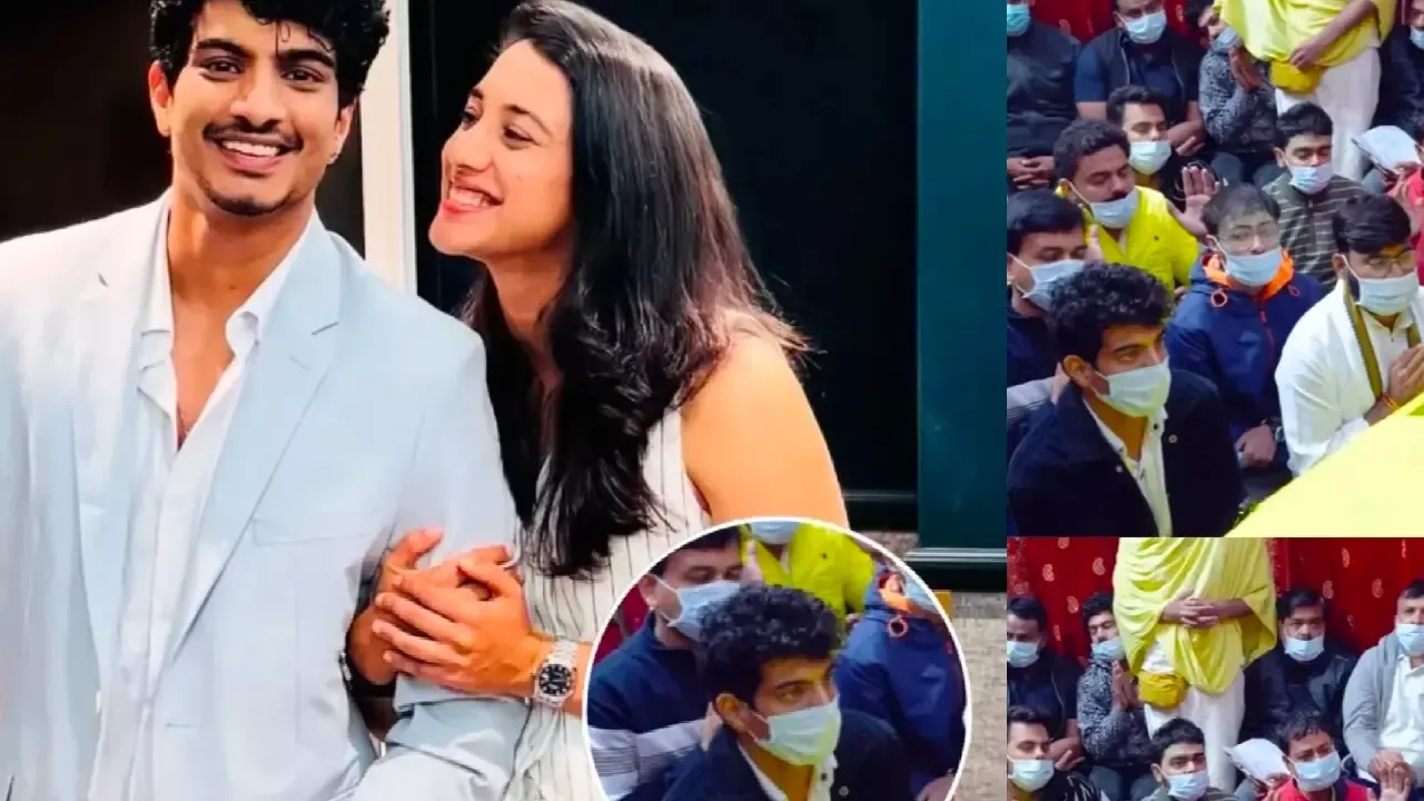 Palaash Muchhal visits Premanand Maharaj