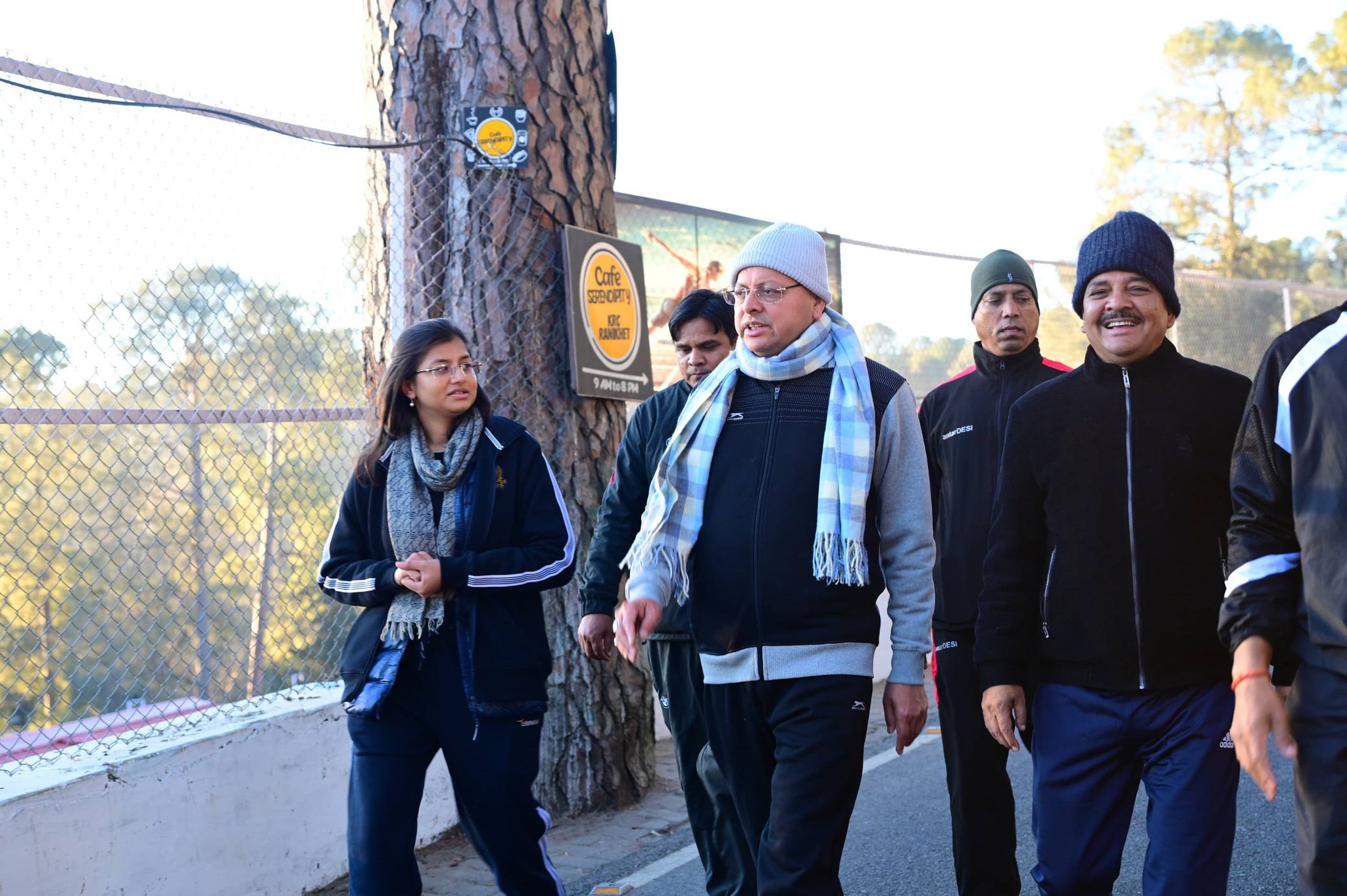 cm-dhami-almora-morning-walk