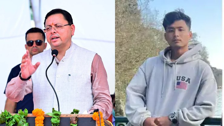 cm dhami on -tripura-student-angel-chakma-murder