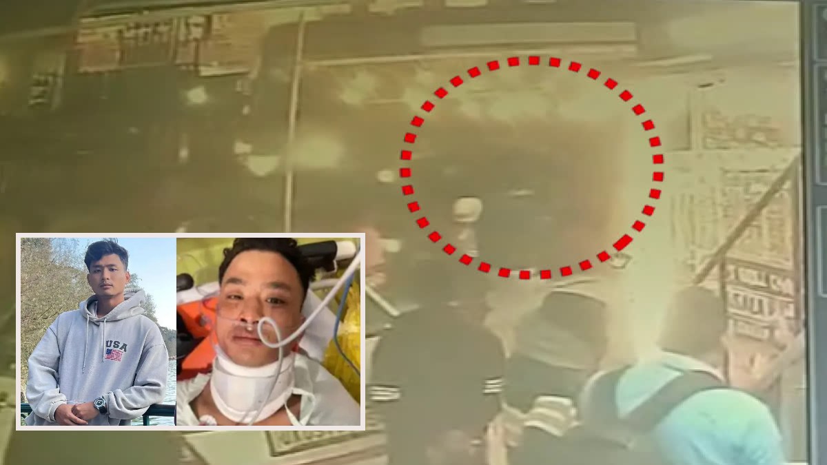 tripura student angel-chakma-murder-cctv-footage-dehradun news