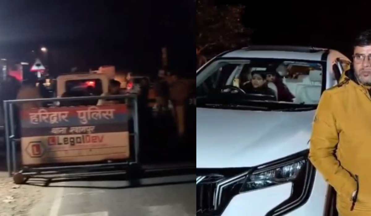 अमित शाह के दौरे से पहले हरिद्वार में हाई अलर्ट, महिला कांग्रेस प्रदेश अध्यक्ष की गाड़ी को बॉर्डर पर रोका महिला कांग्रेस की प्रदेश अध्यक्ष ज्योति रौतेला की गाड़ी को पुलिस ने रोका