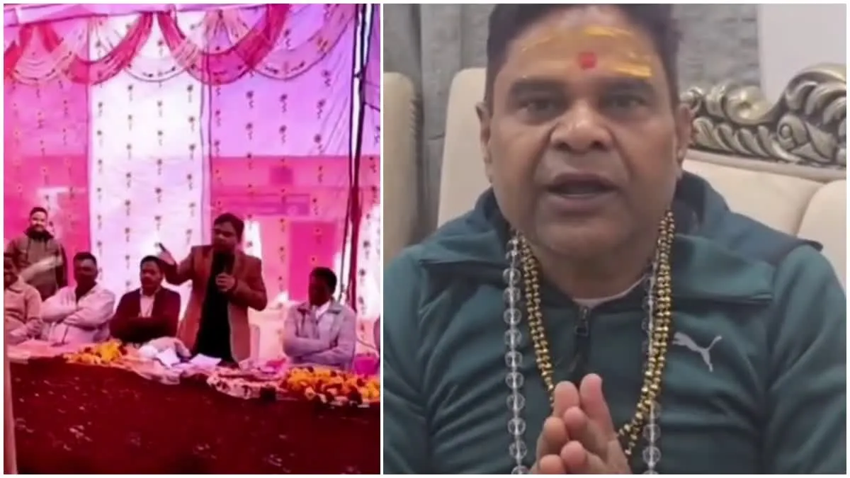 abinet-minister-rekha-arya-husband-girdhari-lal-sahu-apologized for his viral statement