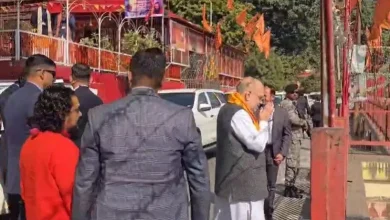 अमित शाह उत्तराखंड दौरा: हरिद्वार में निरंजनी अखाड़े पहुंचे गृह मंत्री, हनुमान मंदिर में की पूजा amit-shah-uttarakhand-visit-haridwar-niranjani-akhada-hanuman-mandir