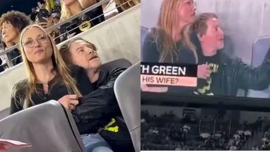 camera expose couple-watching-live-match-video