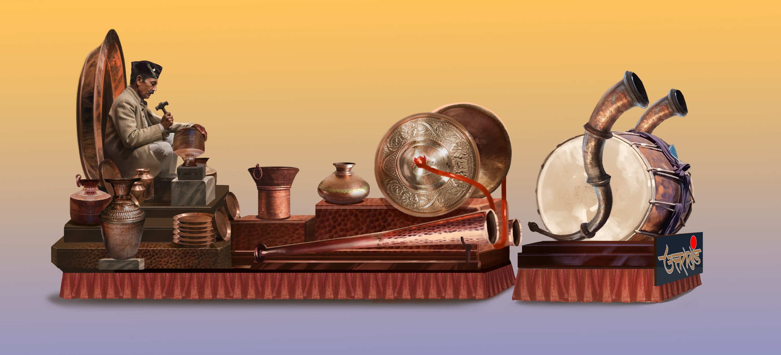 atmnirbhar uttarakhand tableau