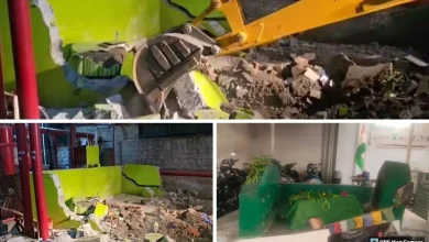 dehradun-ghanta ghar bulldozer-action-taken-on-illegal-mazar