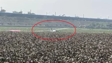 prayagraj-army-trainee-plane-crashes VIDEO