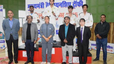मुख्यमंत्री चैंपियंस ट्रॉफी: खेल मंत्री ने जूडो के विजेताओं को किया सम्मानित