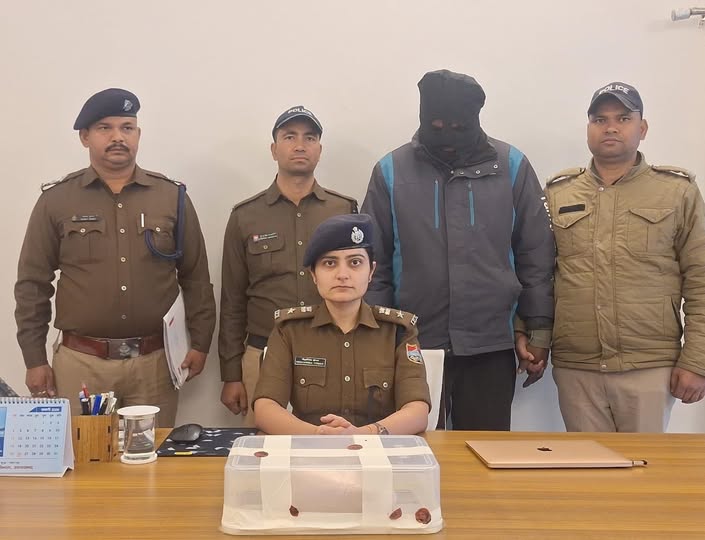 नशे पर बड़ा प्रहार: उधम सिंह नगर से बरामद हुई करोड़ों की स्मैक, एक तस्कर गिरफ्तार 3 crore smack