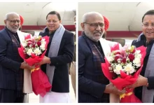 vice-president-cp-radhakrishnan-in-dehradun cm dhami