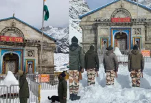 केदारनाथ धाम में धूमधाम से मनाया 77वां गणतंत्र दिवस (1)