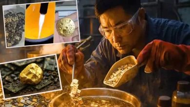 CHINESE MAN EXTRACT gold from old sim cards VIDEO VIRAL