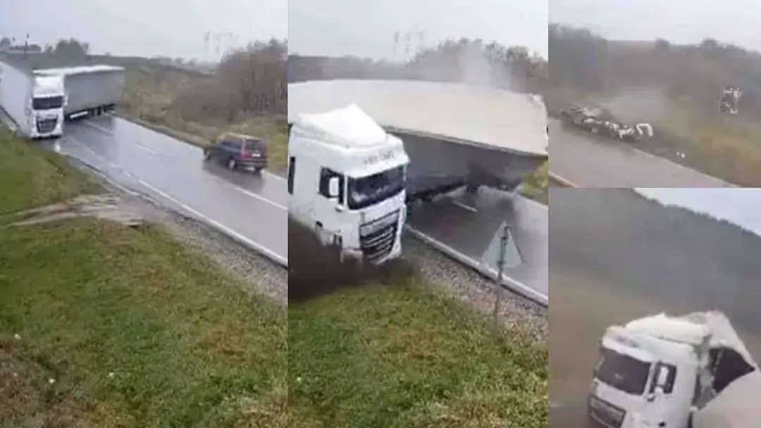 मौत का लाइव Video!, मिलियन बार देखा गया हादसे का ये खौफनाक मंजर, कांप जाएगी रूह truck-car-viral-accident-video trending video