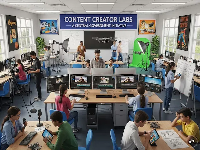 Budget 2026: अब स्कूलों से निकलेंगे कॉन्टेंट क्रिएटर्स, क्या है सरकार की ये नई स्कीम? budget 2026 content creators new scheme nirmala sitharaman