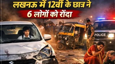 lucknow-road-accident speeding-car-runs-over-six-person