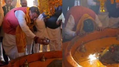 महाशिवरात्रि पर वनखंडी महादेव मंदिर पहुंचे सीएम धामी