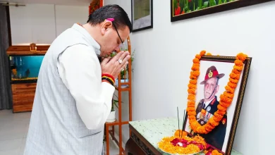 बिपिन रावत की जयंती पर सीएम धामी ने दी श्रद्धांजलि