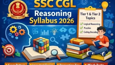 ssc cgl reasoning syllabus