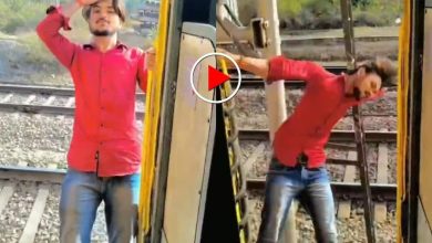 man-hit-with an electrical-pole-while-stunt-in-train-door-video-goes-viral