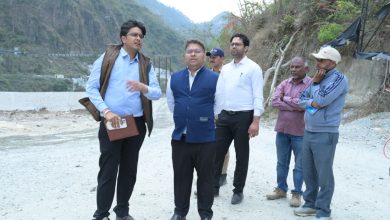 dm-vishal-mishra-inspect-roads-for kedarnath-yatra