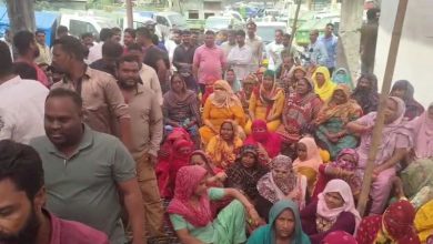 dharna safayi karmchari