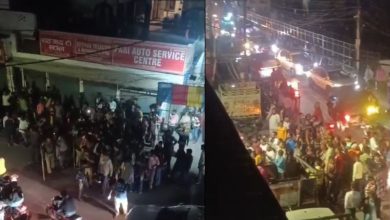 बुजुर्ग महिला फल विक्रेता के साथ ग्राहक ने कर दी हाथापाई (2)