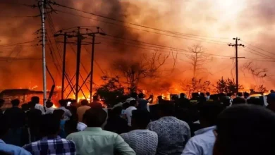 lucknow-fire slum-fire-cylinder-blasts