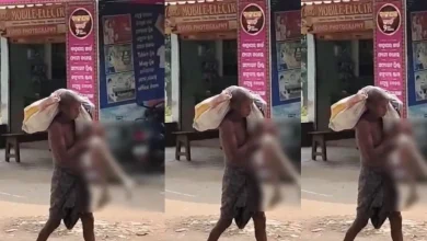 odisha-man-carries-sister-skeleton-to-bank-for-19k-funds Odisha-Tribal-Man video