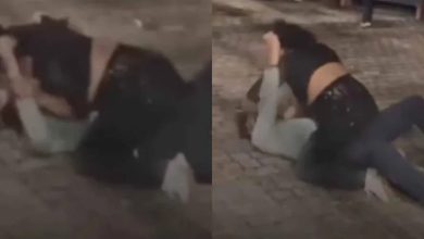 girlfriend-beats-man-in-street-viral-video