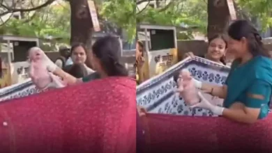 viral-video-a-woman-delivered-a-baby-in-middle-of-the-road