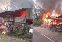 chamoli काफल रेस्टोरेंट में अचानक लगी भीषण आग