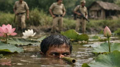 jabalpur-thief-hid-5-hrs-in-pond caught