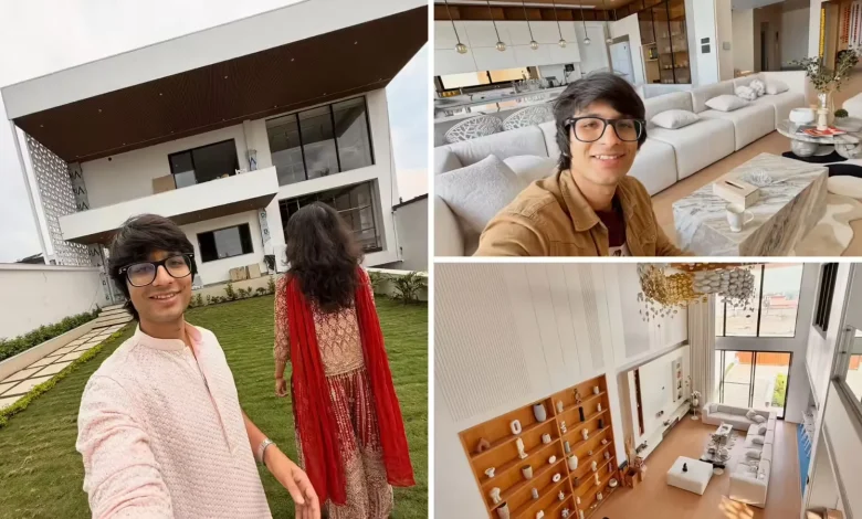 Sourav Joshi House: महल से कम नहीं उत्तराखंड के यूट्यूबर का नया घऱ, आलीशान बंगले की तस्वीरें Uttarakhand youtuber sourav-joshi-house-inside-photo