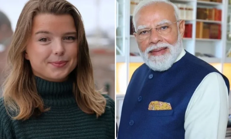 PM Modi से सवाल पूछना पड़ा भारी!, नॉर्वे की पत्रकार Helle Lyng का Insta, Facebook सस्पेंड Helle-Lyng-and-PM-Modi
