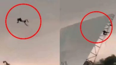 bareilly-video-man-fly-into-sky-along-with-a-tin-shed