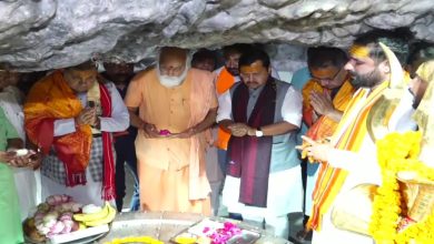 Nitin Naveen visits Tapkeshwar Mahadev Temple