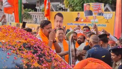 BJP मुख्यालय में Nitin Nabin का भव्य स्वागत, दुष्यंत गौतम भी मौजूद, इन नेताओं का लगा जमावड़ा nitin-naveen-dehradun-visit-bjp-national-president