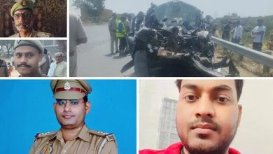 road accident kmp expressway car crushed-5-dead