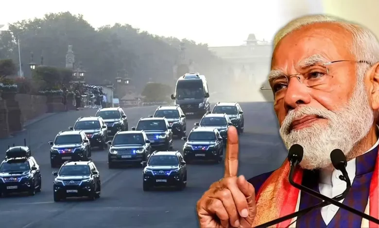 PM Modi ने अपना काफिला 50% किया कम, इलेक्ट्रिक वाहनों को शामिल करने के दिए निर्देश pm-modi-50-percent cars removed-from-convoy