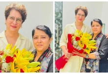 priyanka-gandhi meet jyoti rautela uttarakhand-election