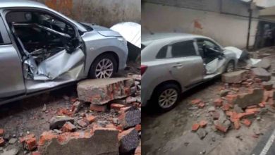 wall-of-bjp-leaders-house-collapses-in-haldwani-car-damaged