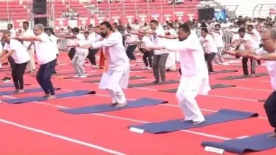 Health Minister Viral Video-yoga-video