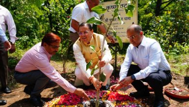 CM ने किया 3-बी गार्डन का शुभारंभ