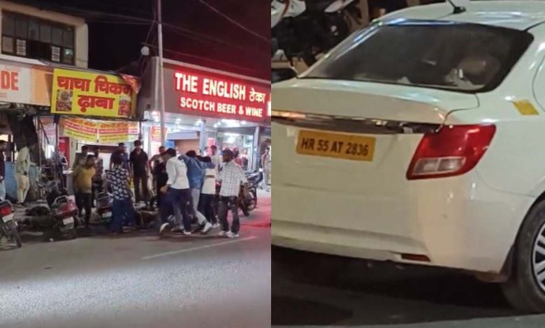 फिर दिखी हरियाणा के युवकों की दबंगई: वाइन शॉप के बाहर दिव्यांग को बुरी तरह पीटा- Video Viral haryana-youths-brutally-beat-differently-abled-man-outside-wine-shop-in-dehradun-video