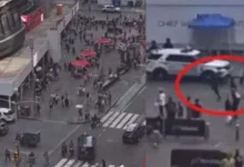 Times Square Firing: फिर दहला अमेरिका, जश्न के बीच ताबड़तोड़ फायरिंग!, मची चीख-पुकार, Video time-square-firing america