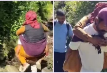 sick-woman-was-taken-to-the-hospital-on-shoulders-in-pokhari-village-uttarkashi